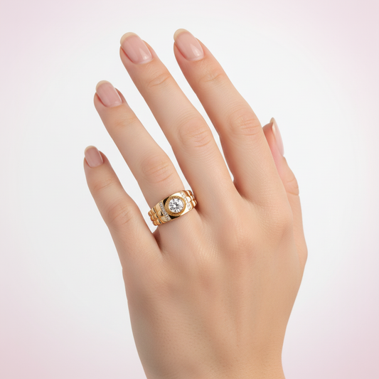 Anillo estilo Reloj