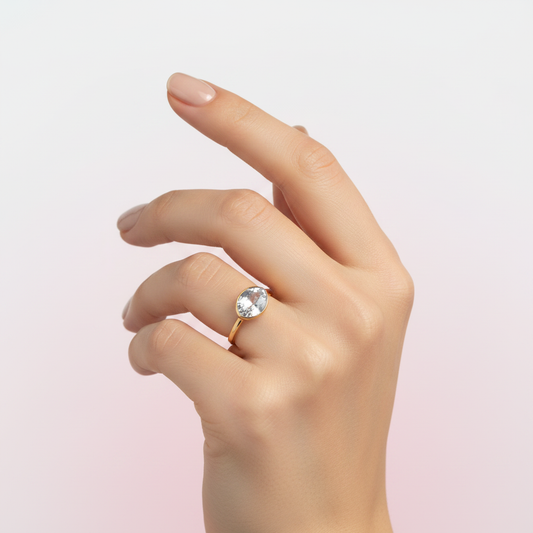 Anillo oval