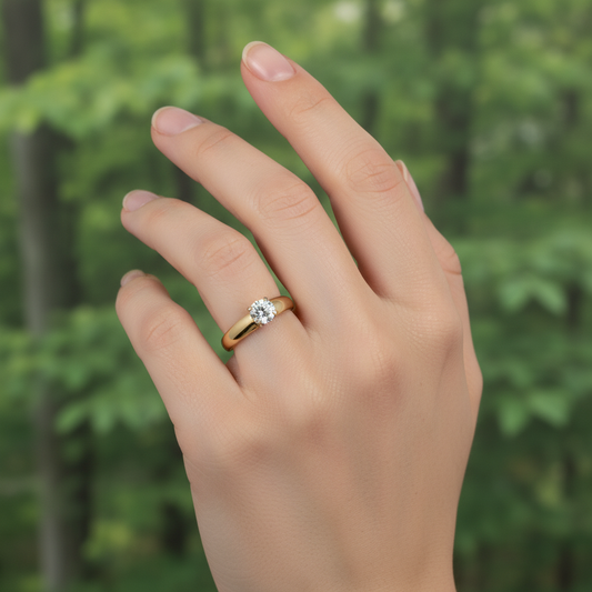 anillo solitario catedral
