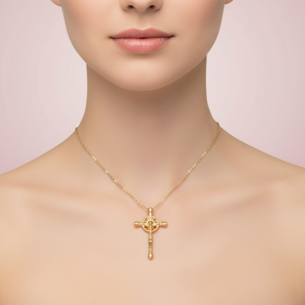Collar de Cristo / Crucifijo