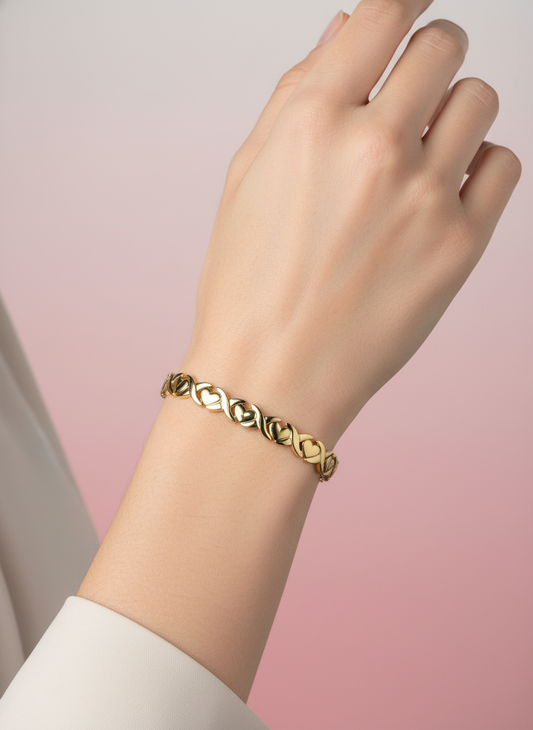 Pulsera "Hugs & Kisses" / XO