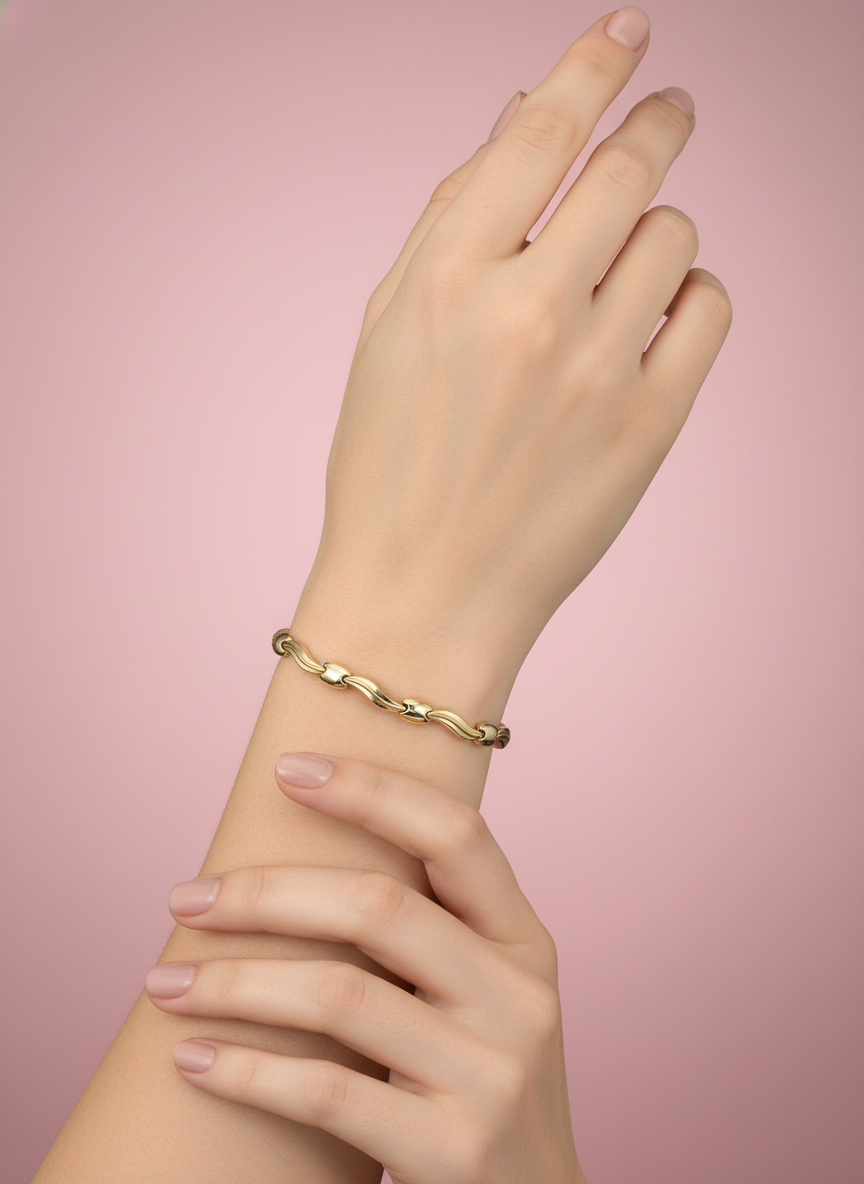 Pulsera de Eslabones Orgánicos