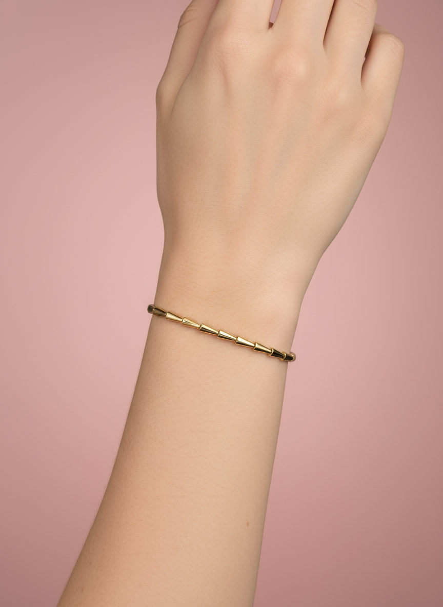 Pulsera de Eslabones en Forma de Flecha