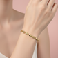 Pulsera de Lágrimas Alternadas Lisa y Calada