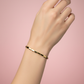 Pulsera de eslabones rectangulares lisos